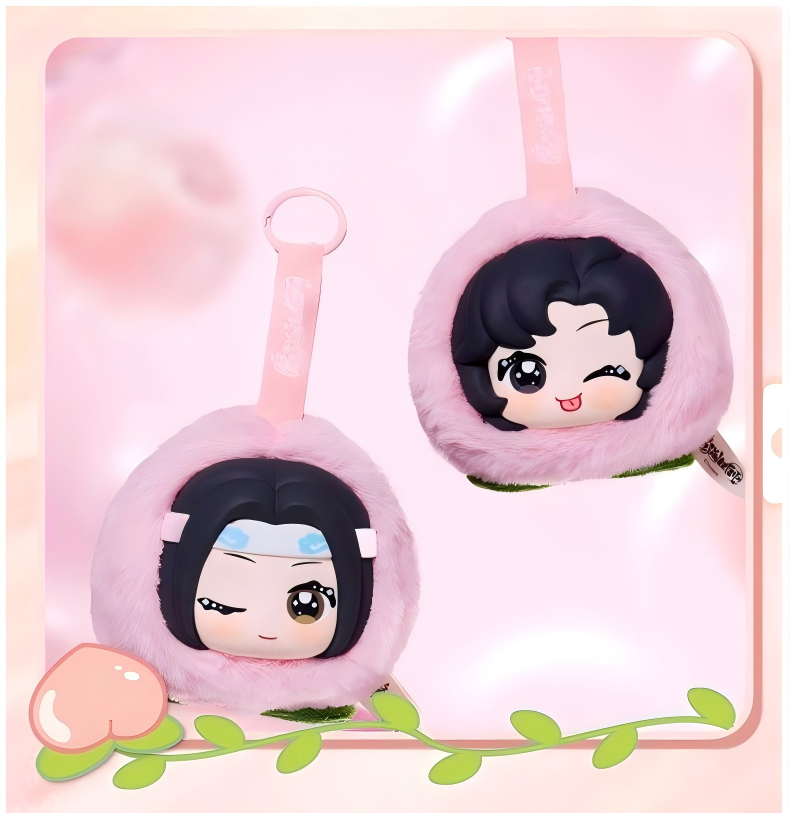 Mo Dao Zu Shi Keychains，Plush Pendants，Cute fruit series，Backpack Accessories