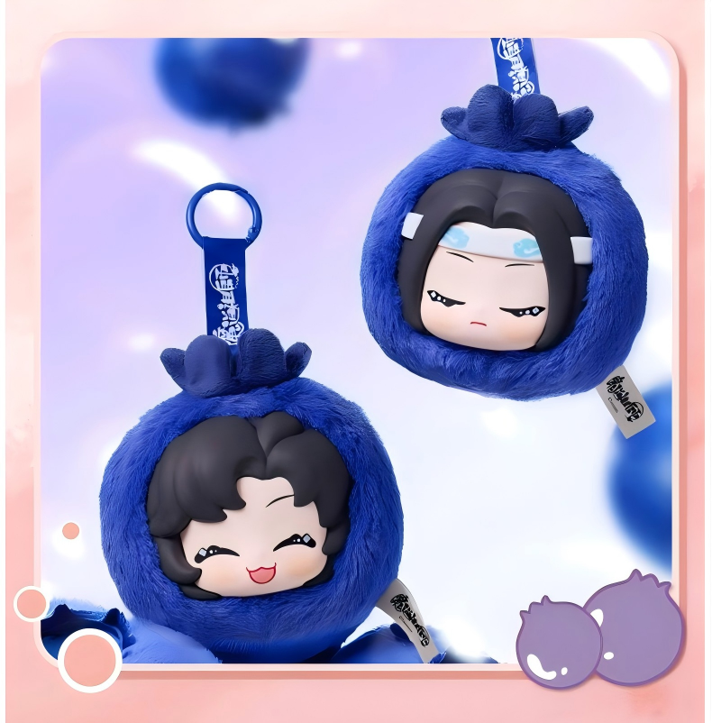 Mo Dao Zu Shi Keychains，Plush Pendants，Cute fruit series，Backpack Accessories