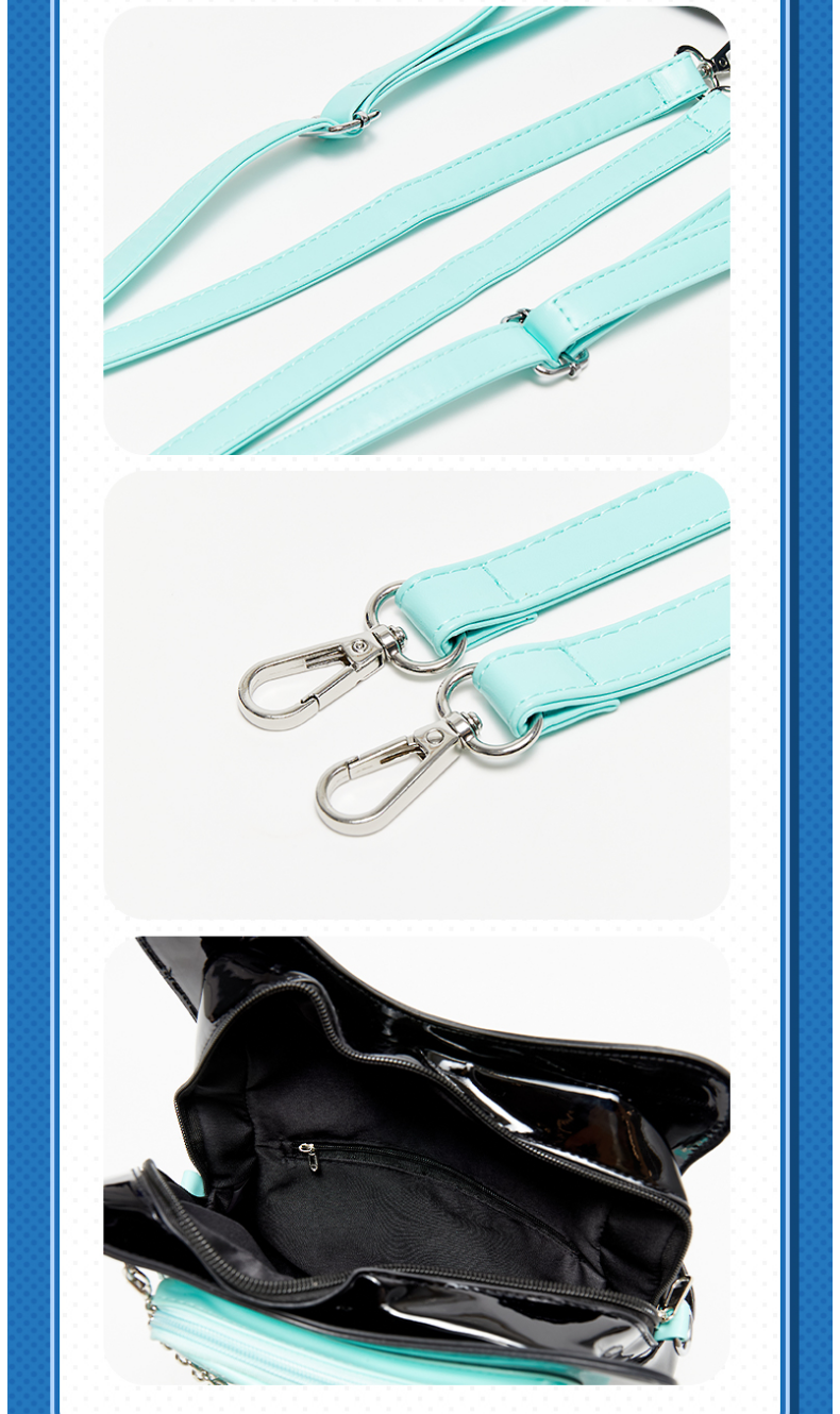 Hatsune Miku Backpack, guitar-shaped backpack with large capacity and cute design