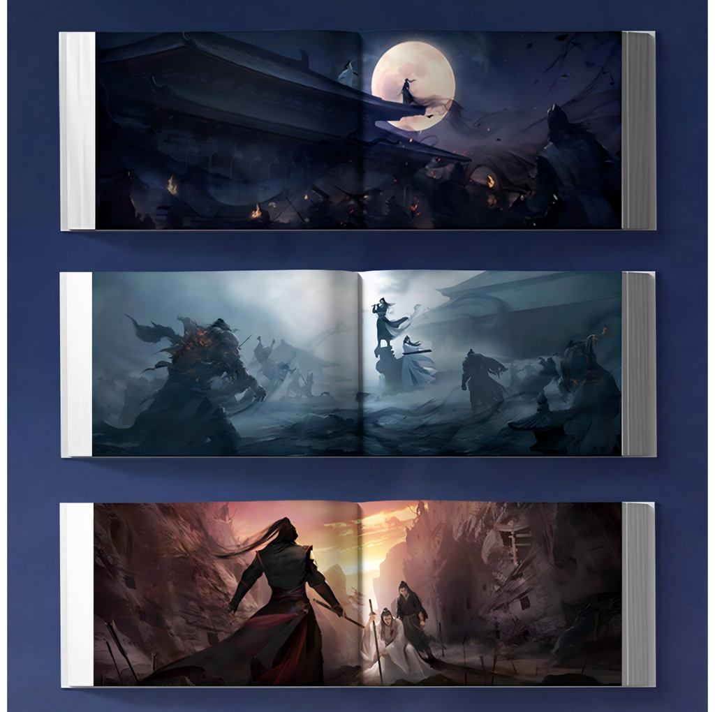 The Untamed Figure Original Artbook， Beautiful Picture Album, Creative Manuscript， Gift Box Edition, Collector's Item