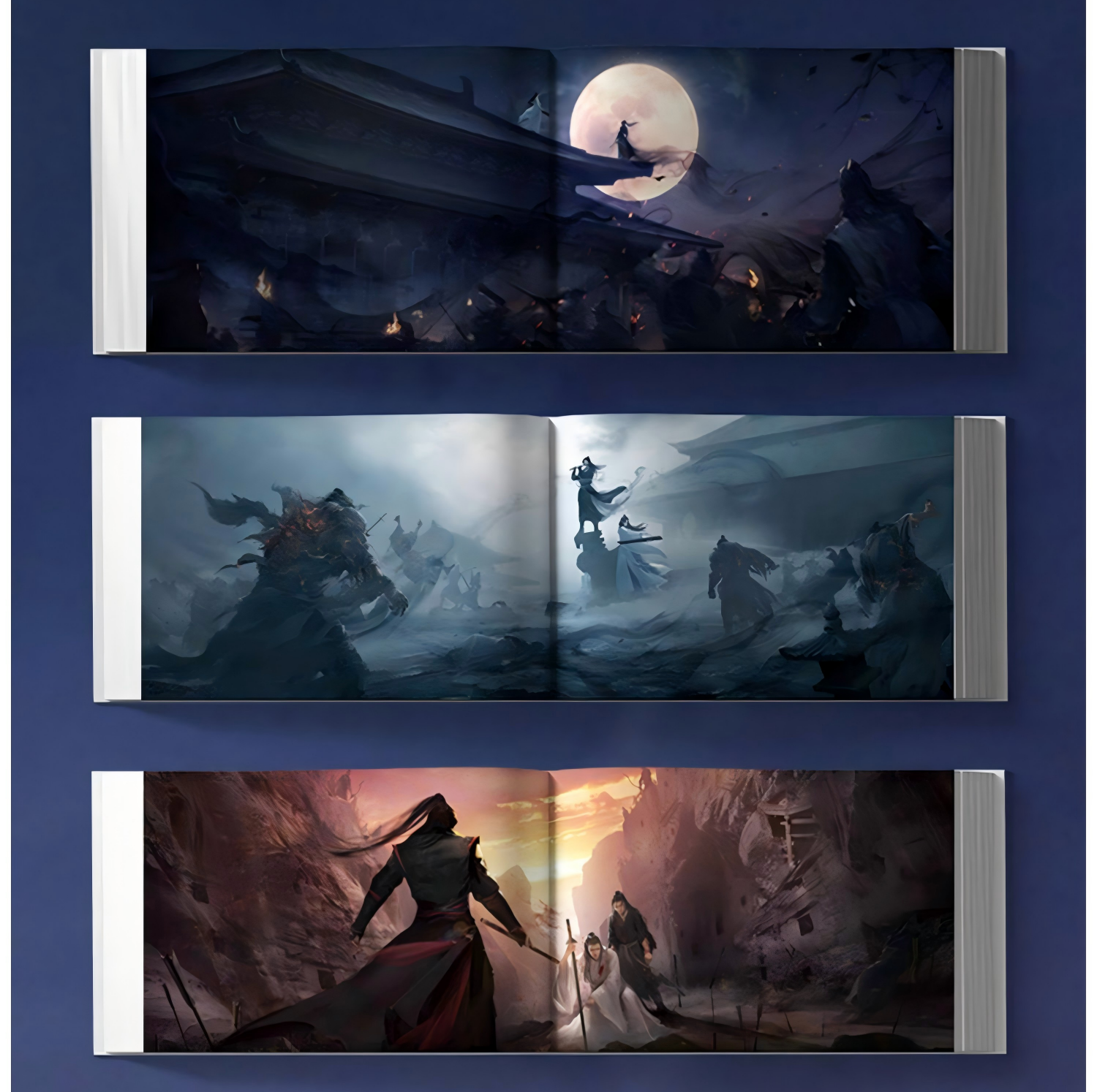 The Untamed Figure Original Artbook， Beautiful Picture Album, Creative Manuscript， Gift Box Edition, Collector's Item