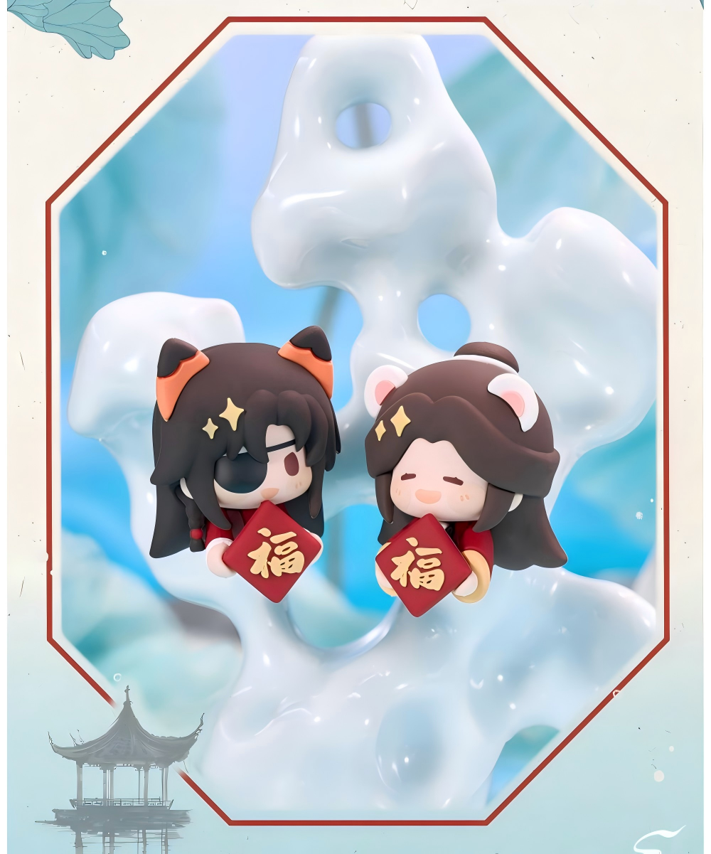 Heaven Officials Blessing Desktop Ornaments，Mini Figurine Blind Box Set, Desktop Decoration or Refrigerator Magnet