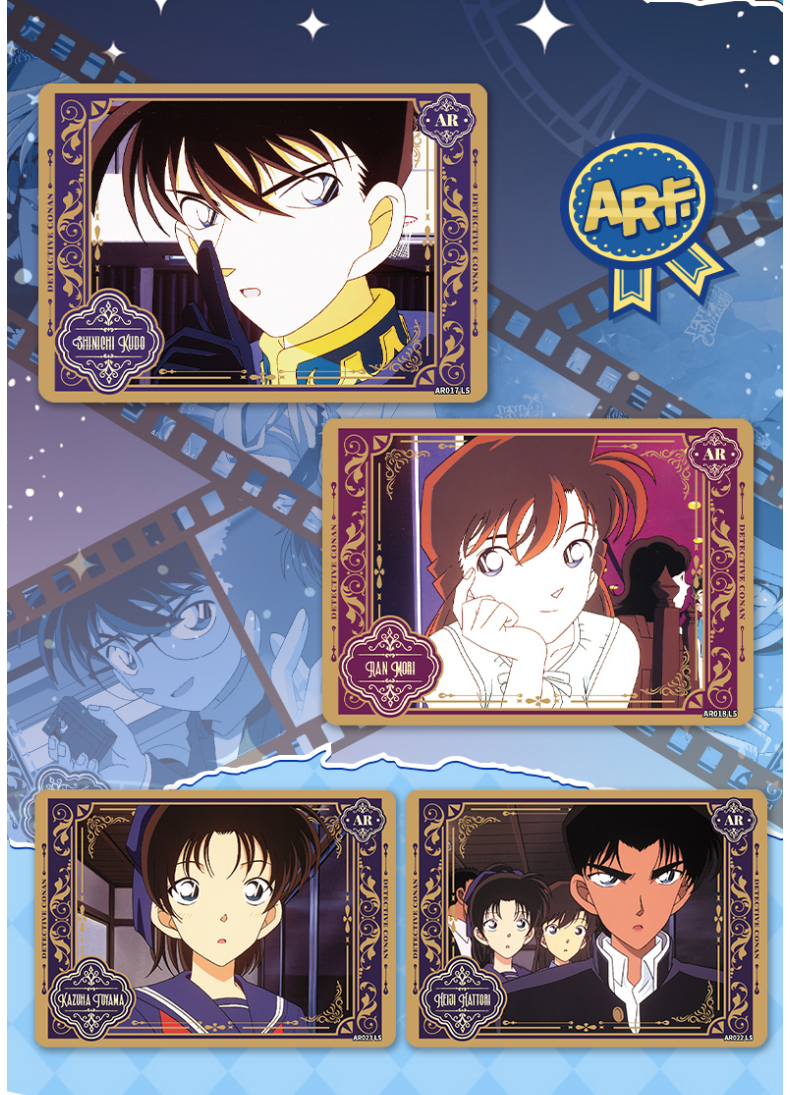 Detective Conan Cards, Collectible Cards, Blind Box（1 box (90 sheets/18 packs) Part 6