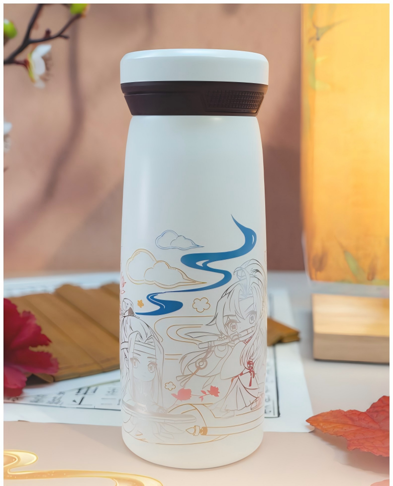 Mo Dao Zu Shi Thermos Cup, Cold Cup, Color Changing Water Cup, 380ml，Animation Peripheral Products