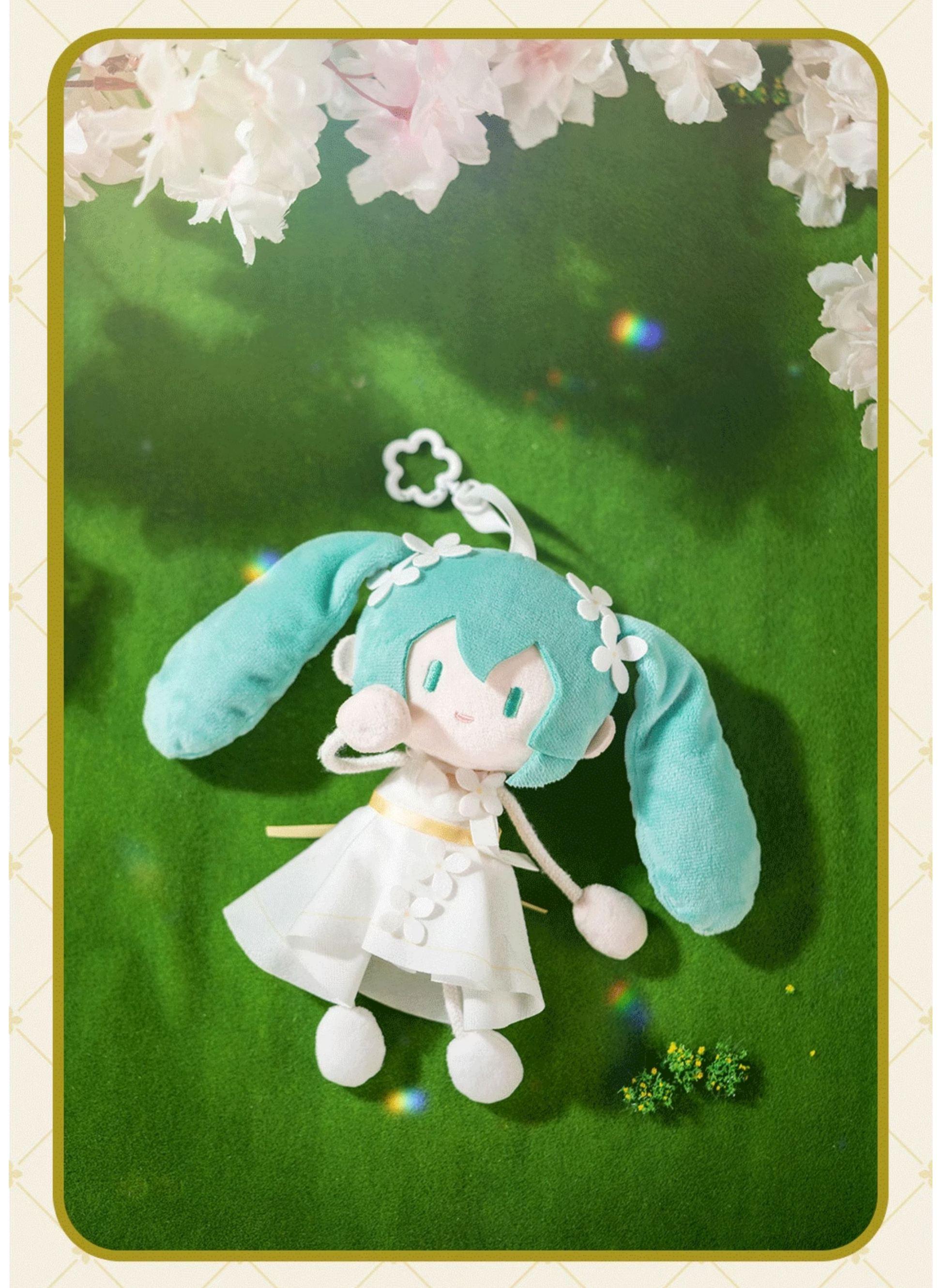 Hatsune Miku Plush pendant, keychain, backpack accessory“Seng Ru Xia Hua”Series