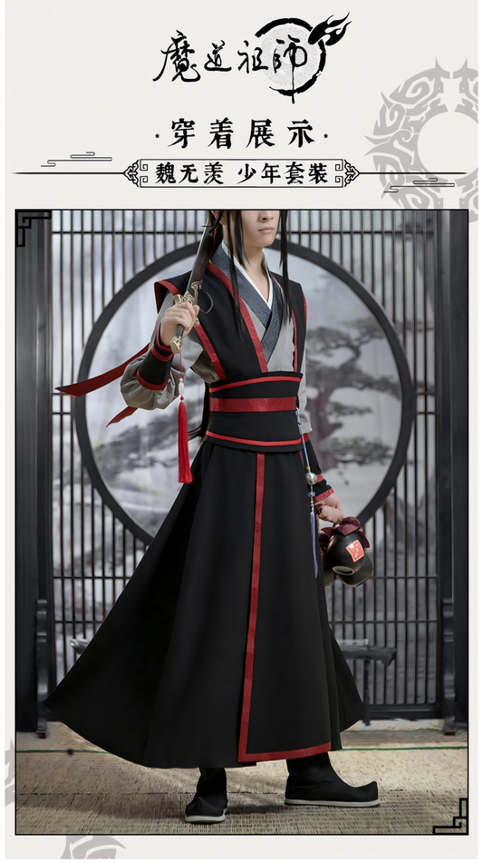Mo Dao Zu Shi Cosplay Costumes,"Wei Wuxian" Juvenile Full set