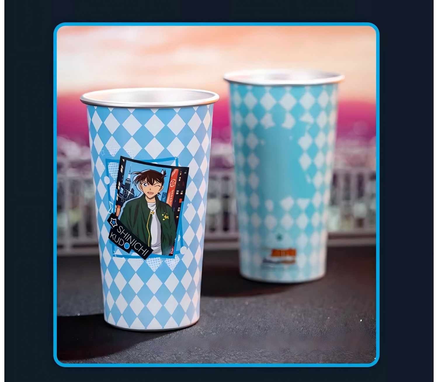 Detective Conan Cold water cup color changing cup large capacity 650ml cup