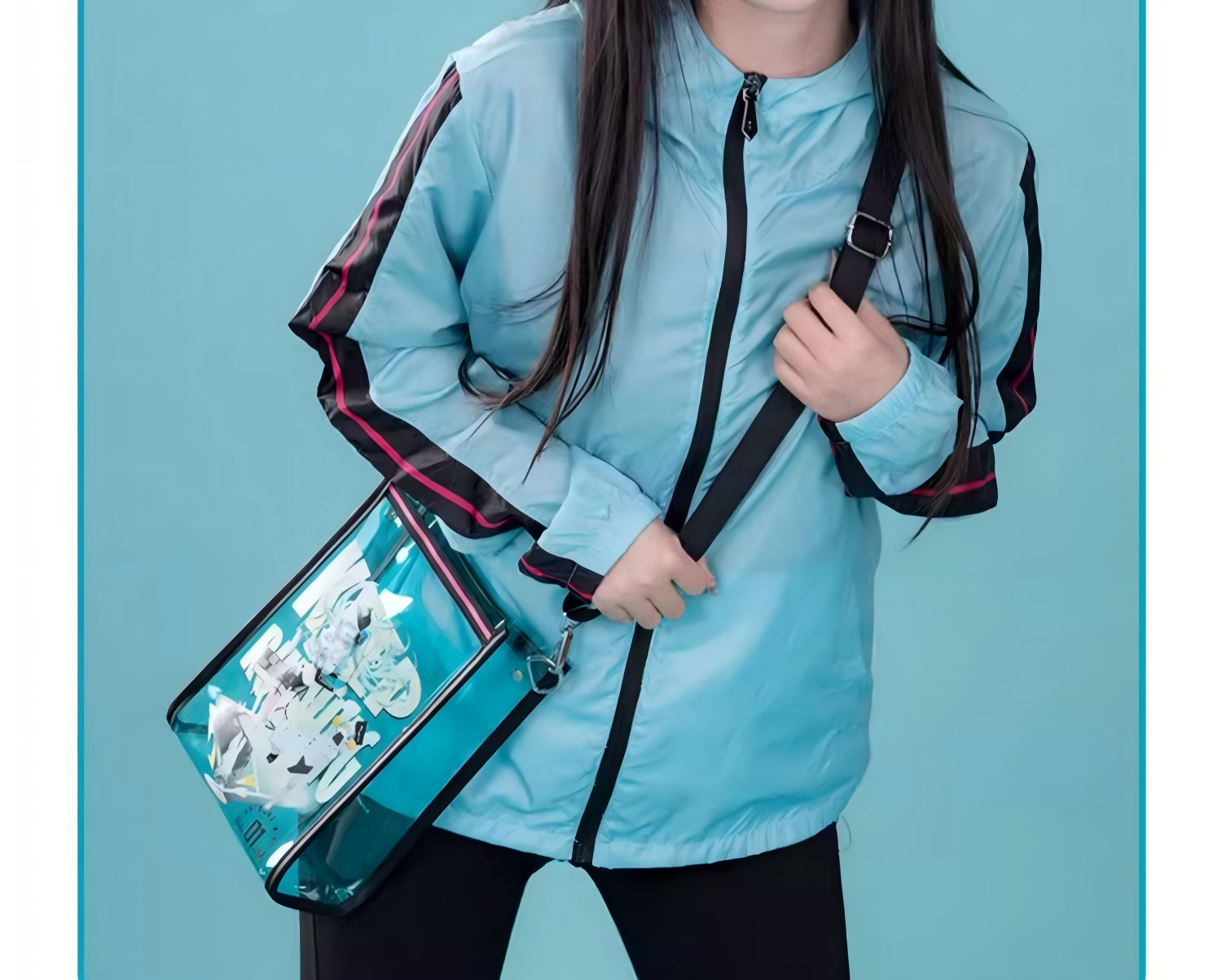 Hatsune Miku Clear bags, crossbody bags, shoulder bags, summer sports series