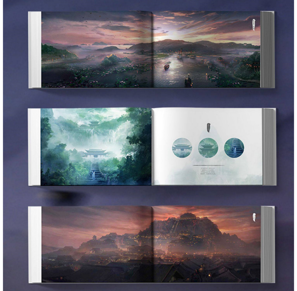 The Untamed Figure Original Artbook， Beautiful Picture Album, Creative Manuscript， Gift Box Edition, Collector's Item