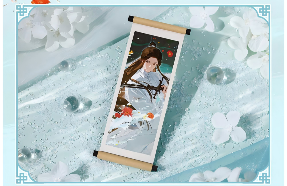 Heaven Officials Blessing Anime Scroll Style Refrigerator Magnet