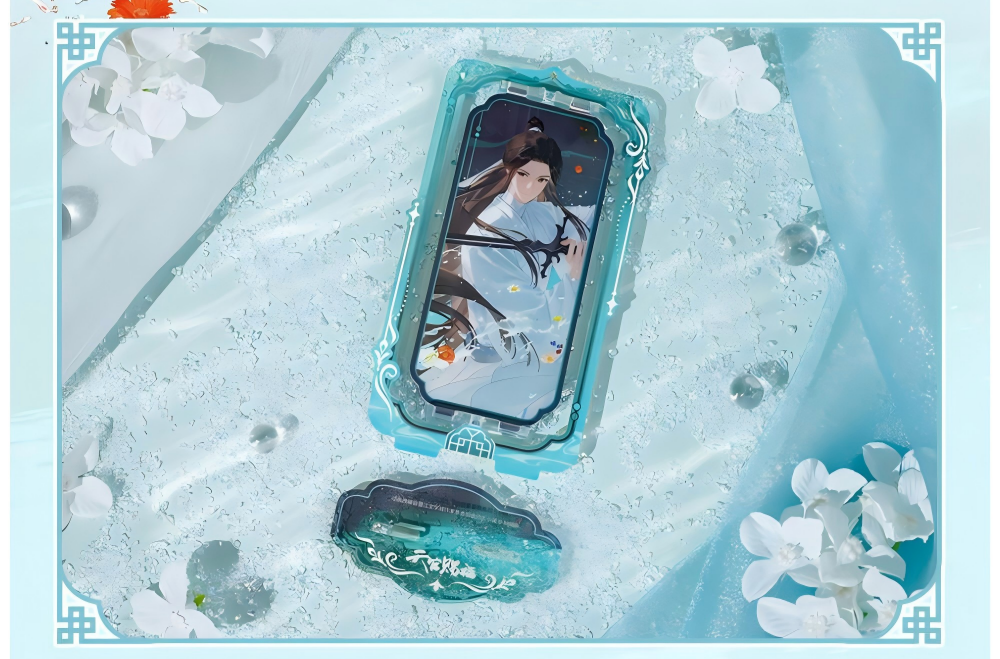 Heaven Officials Blessing Acrylic Double-Sided Rotating Stand | Double-Sided Art, Rotating Base, 78 x 138mm Size, Anime Collectible, Acrylic Material