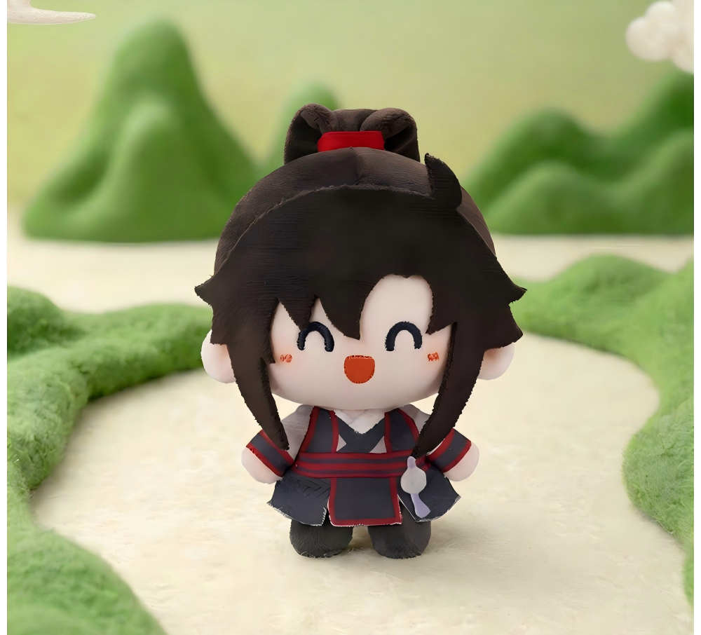 Mo Dao Zu Shi Plush Keychain Blind Box Collection | 6 Styles, Embroidered Details, Backpack Pendant, Fluffy Soft Fill, Anime Characters