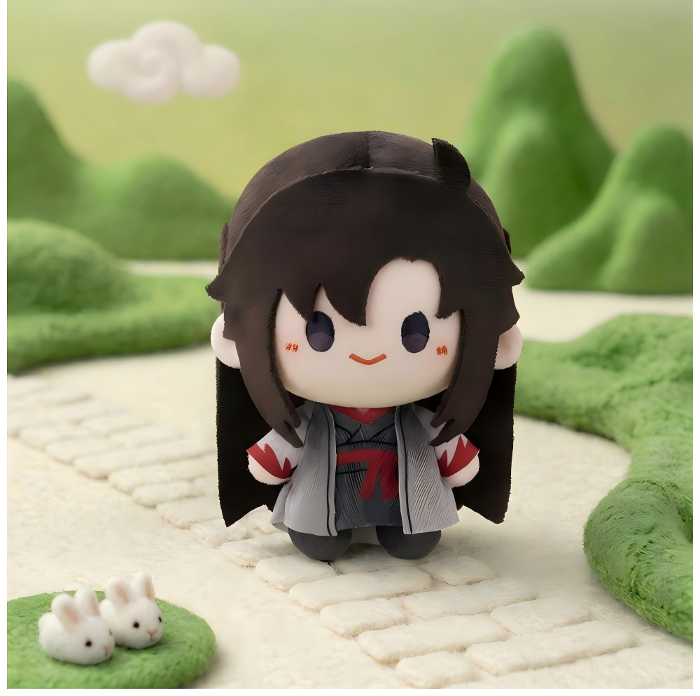 Mo Dao Zu Shi Plush Keychain Blind Box Collection | 6 Styles, Embroidered Details, Backpack Pendant, Fluffy Soft Fill, Anime Characters