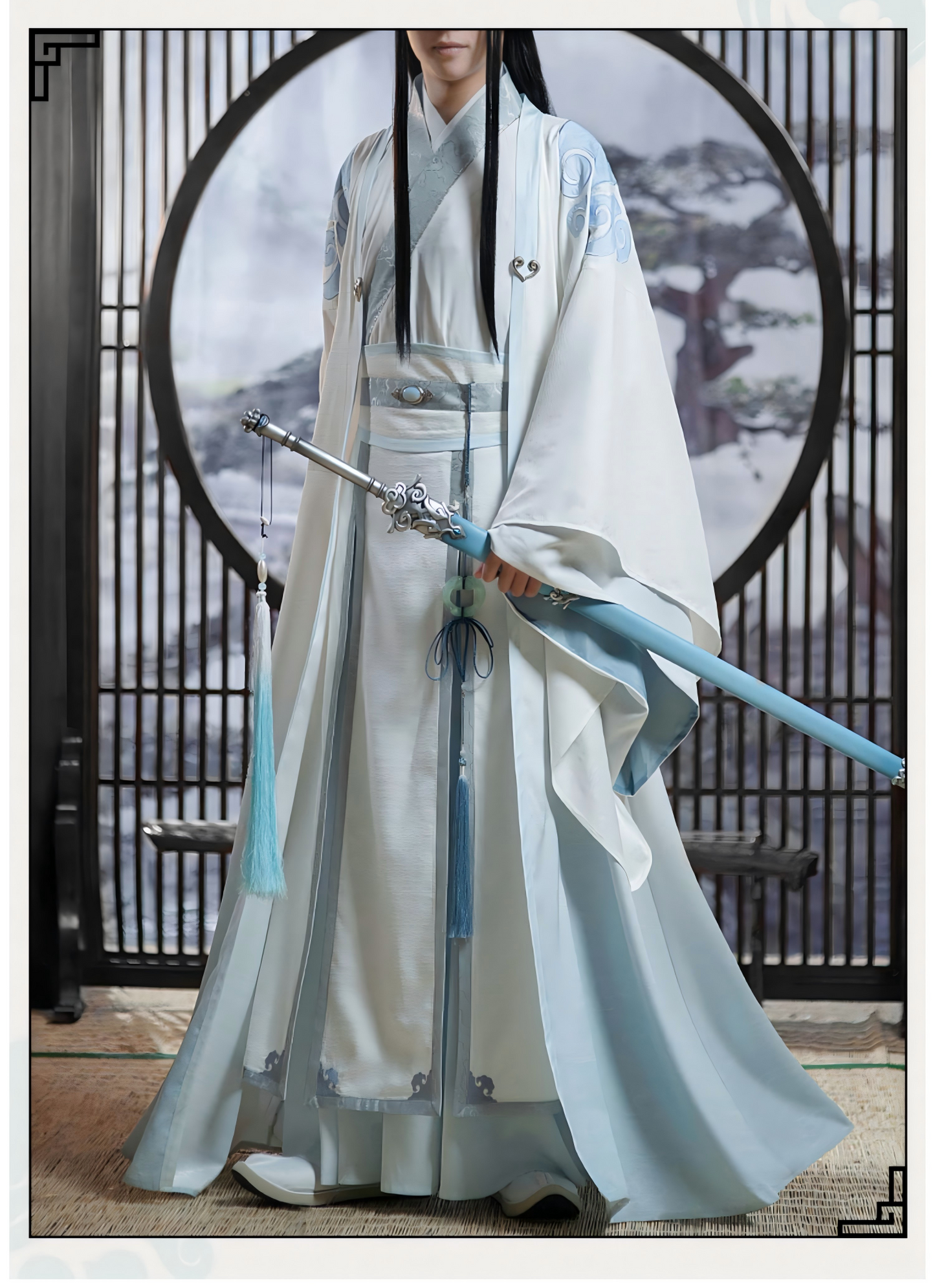 Mo Dao Zu Shi Cosplay Costumes,"Lan WangJi"  Full set