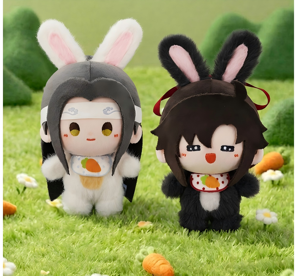 Mo Dao Zu Shi Plush Keychain Blind Box Collection | 6 Styles, Embroidered Details, Backpack Pendant, Fluffy Soft Fill, Anime Characters