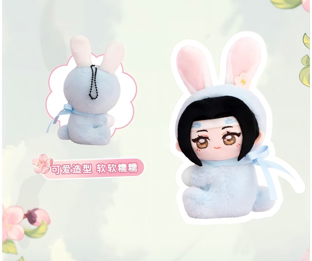 Mo Dao Zu Shi Plush Pendants，Keychain，Rabbit Shape Doll，Backpack Accessories Animation Peripheral Products