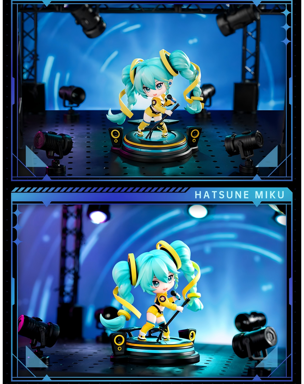 Hatsune Miku Figure, Q Version Desktop，Decoration, Collectible “17th”Series