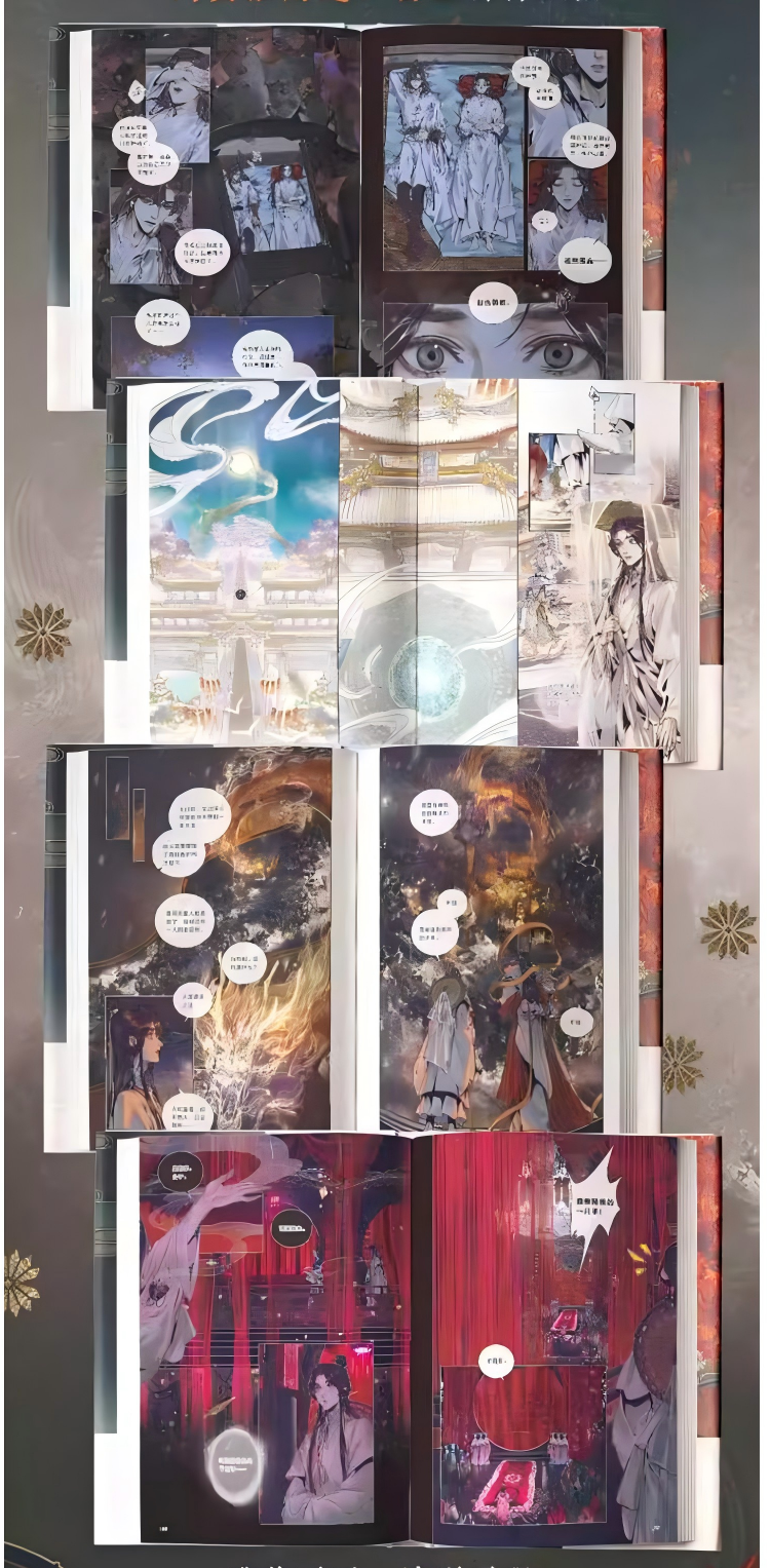 Heaven Officials Blessing Comic Book 6th Edition, Special Edition， Acrylic Stand and Bookmark Included