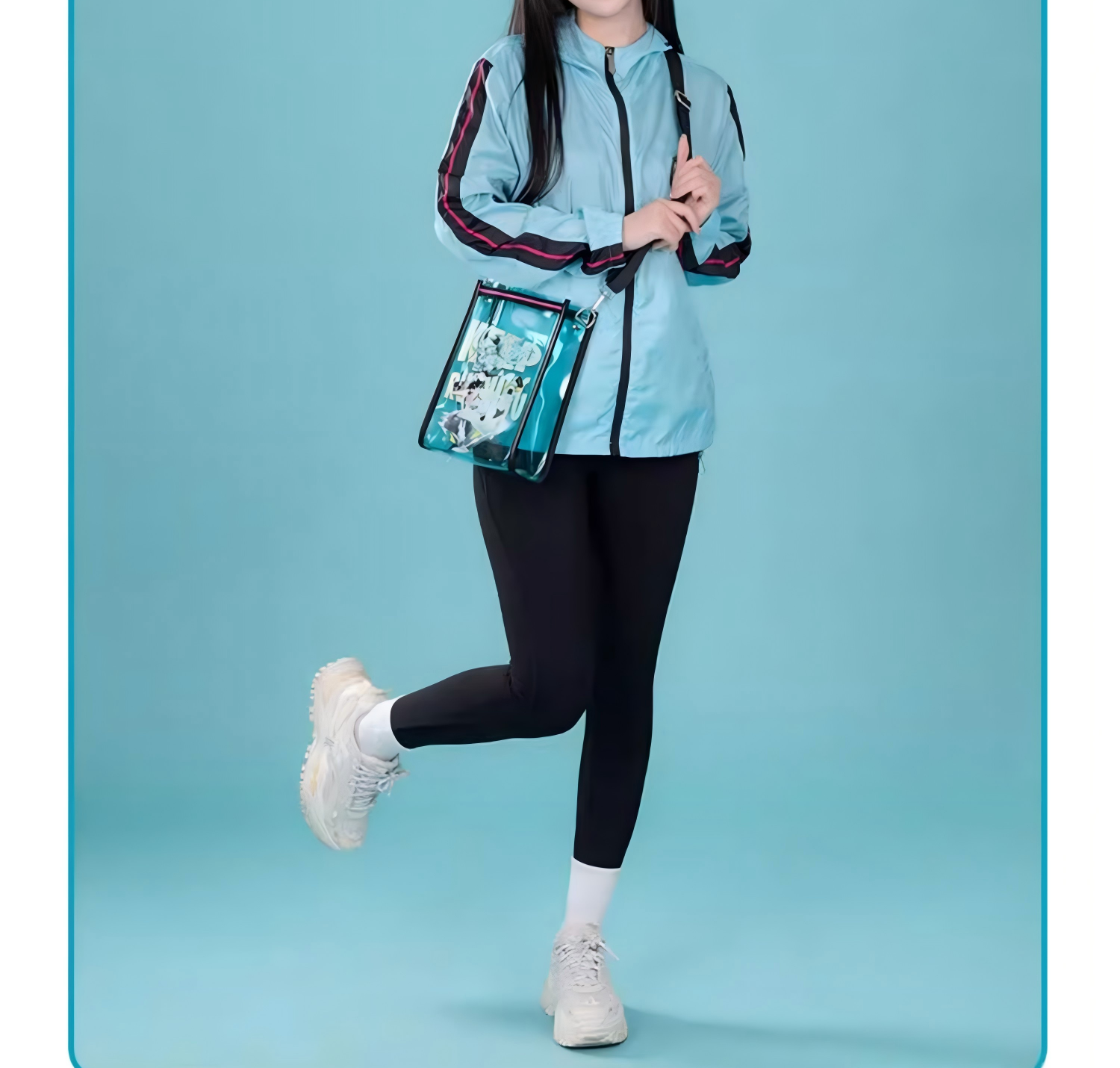 Hatsune Miku Clear bags, crossbody bags, shoulder bags, summer sports series