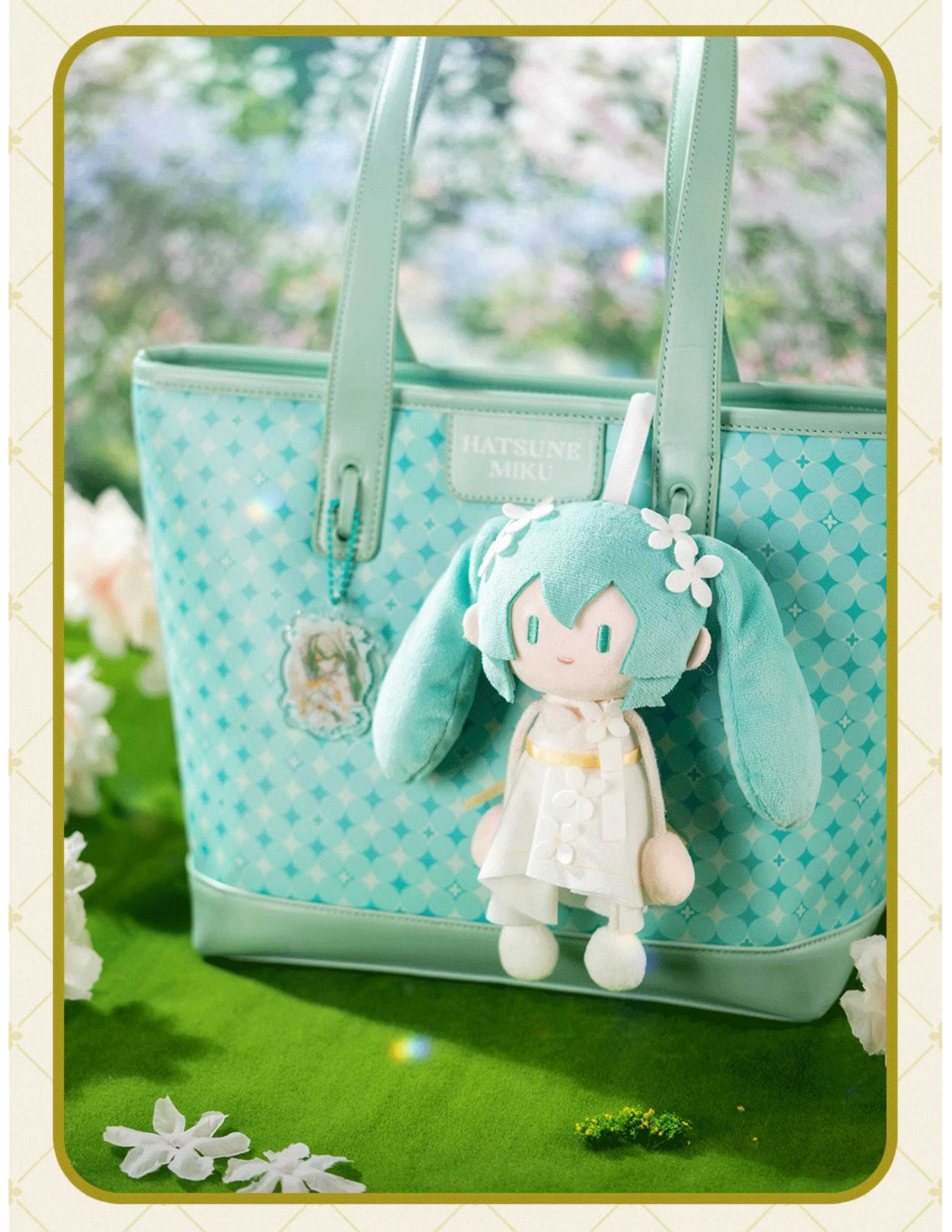 Hatsune Miku Plush pendant, keychain, backpack accessory“Seng Ru Xia Hua”Series