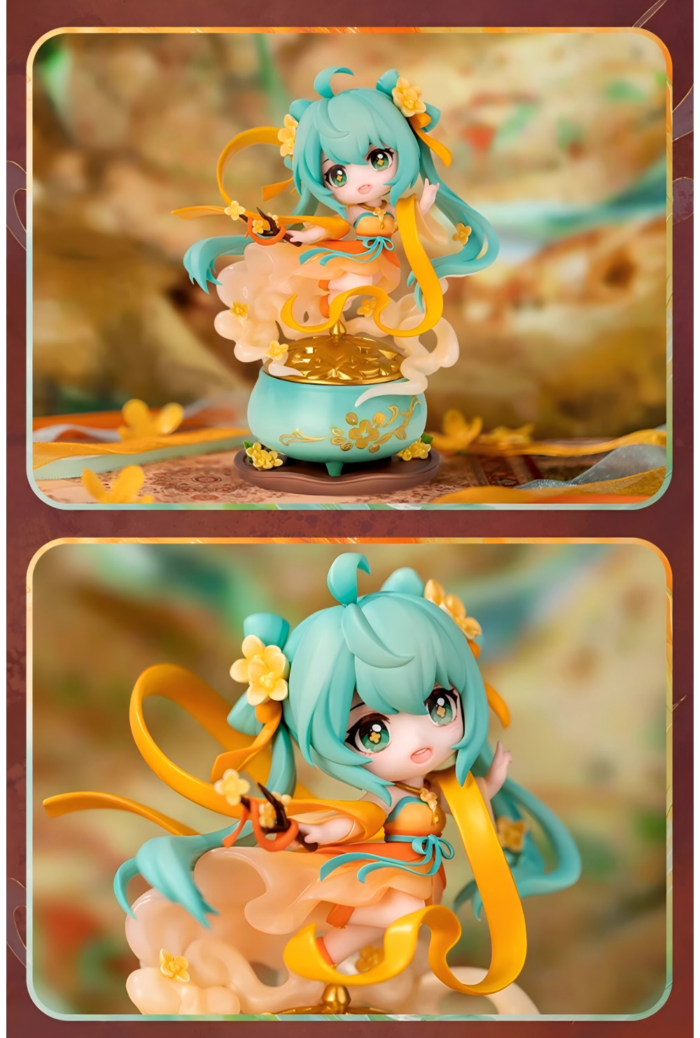 Hatsune Miku Figure, Q Version Desktop，Decoration, Collectible “Gui Que Tian Xiang”Series