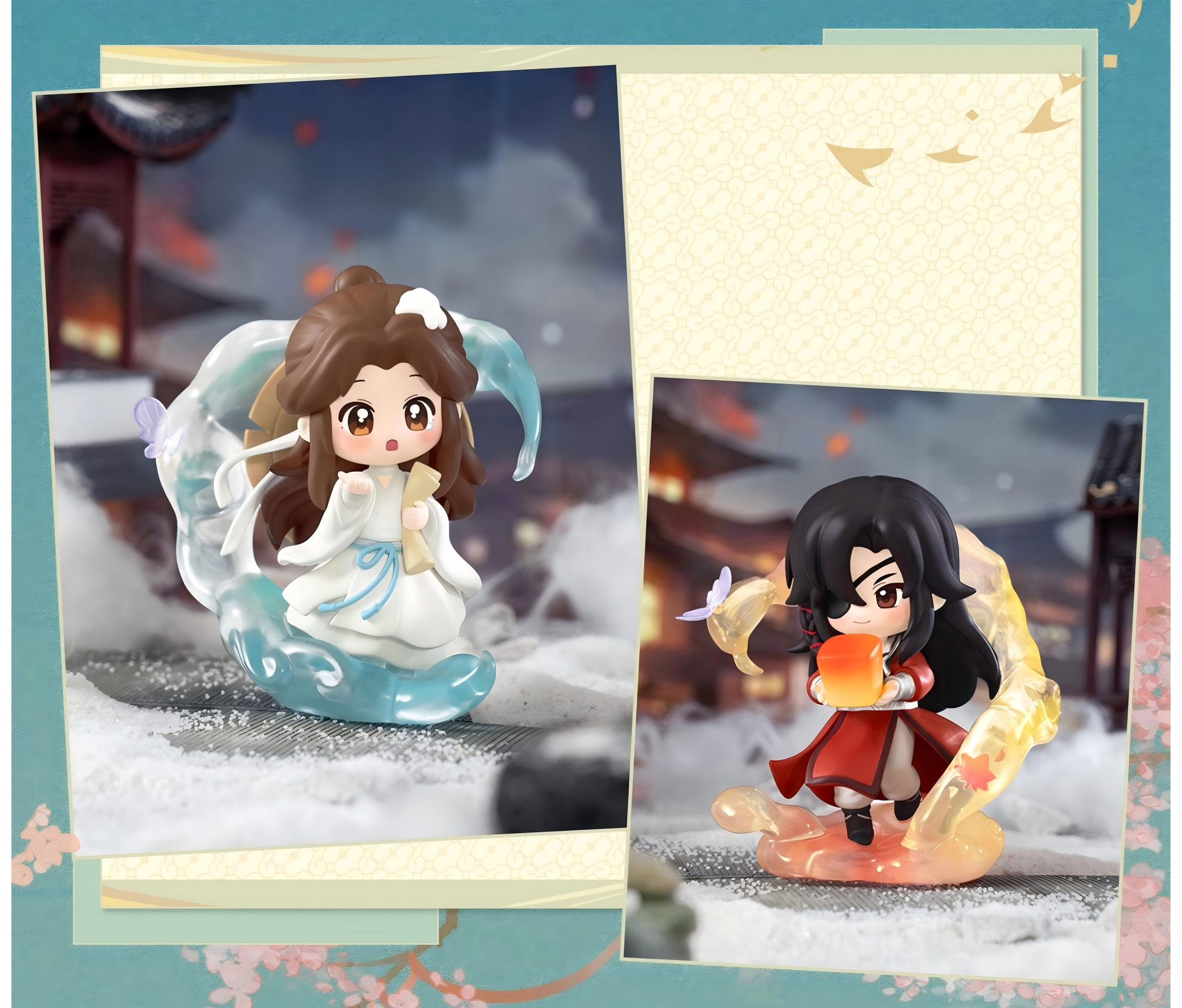 Heaven Officials Blessing Blind Box,Figures, Dolls，Collectible Toys，“Dan Qing Feng Hua”Series