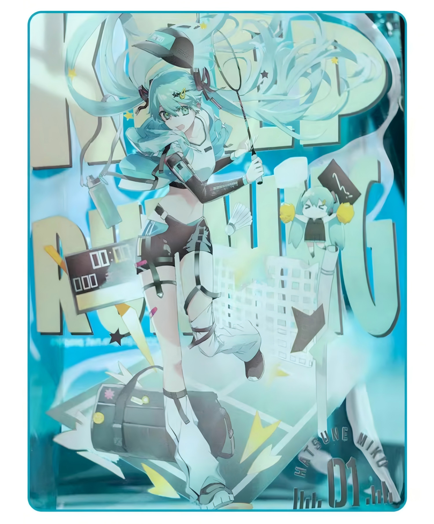 Hatsune Miku Clear bags, crossbody bags, shoulder bags, summer sports series