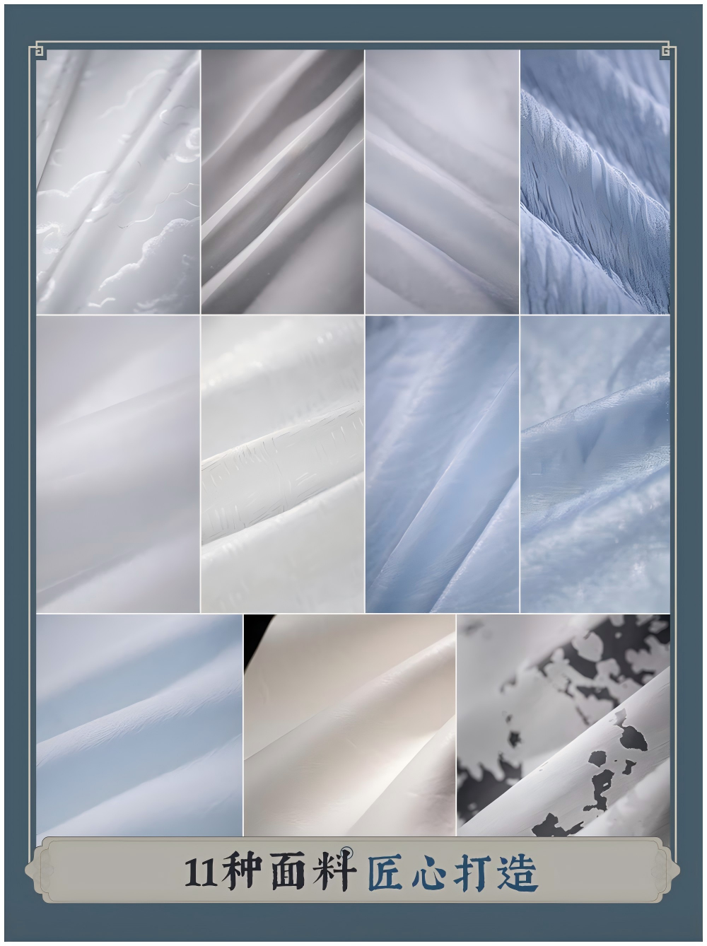 Mo Dao Zu Shi “Lan Wang Ji” Cosplay Costume, “Gong Cang Hai” Series Ancient Style Full Set, Blue and White Cloud Embroidery