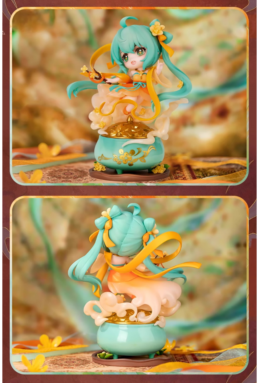 Hatsune Miku Figure, Q Version Desktop，Decoration, Collectible “Gui Que Tian Xiang”Series