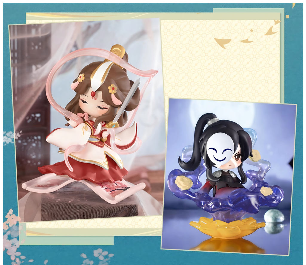 Heaven Officials Blessing Blind Box,Figures, Dolls，Collectible Toys，“Dan Qing Feng Hua”Series