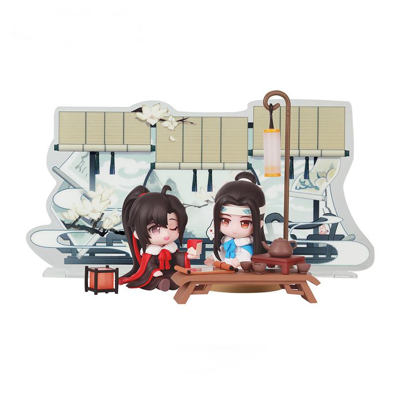 Mo Dao Zu Shi Figure, Q Version Desktop Decoration, Wei Wuxian&Lan Wangji Collectible “Yun Shen Xie Ying”Series
