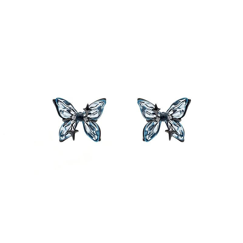 Heaven Officials Blessing Ice Blue Butterfly Jewelry Collection