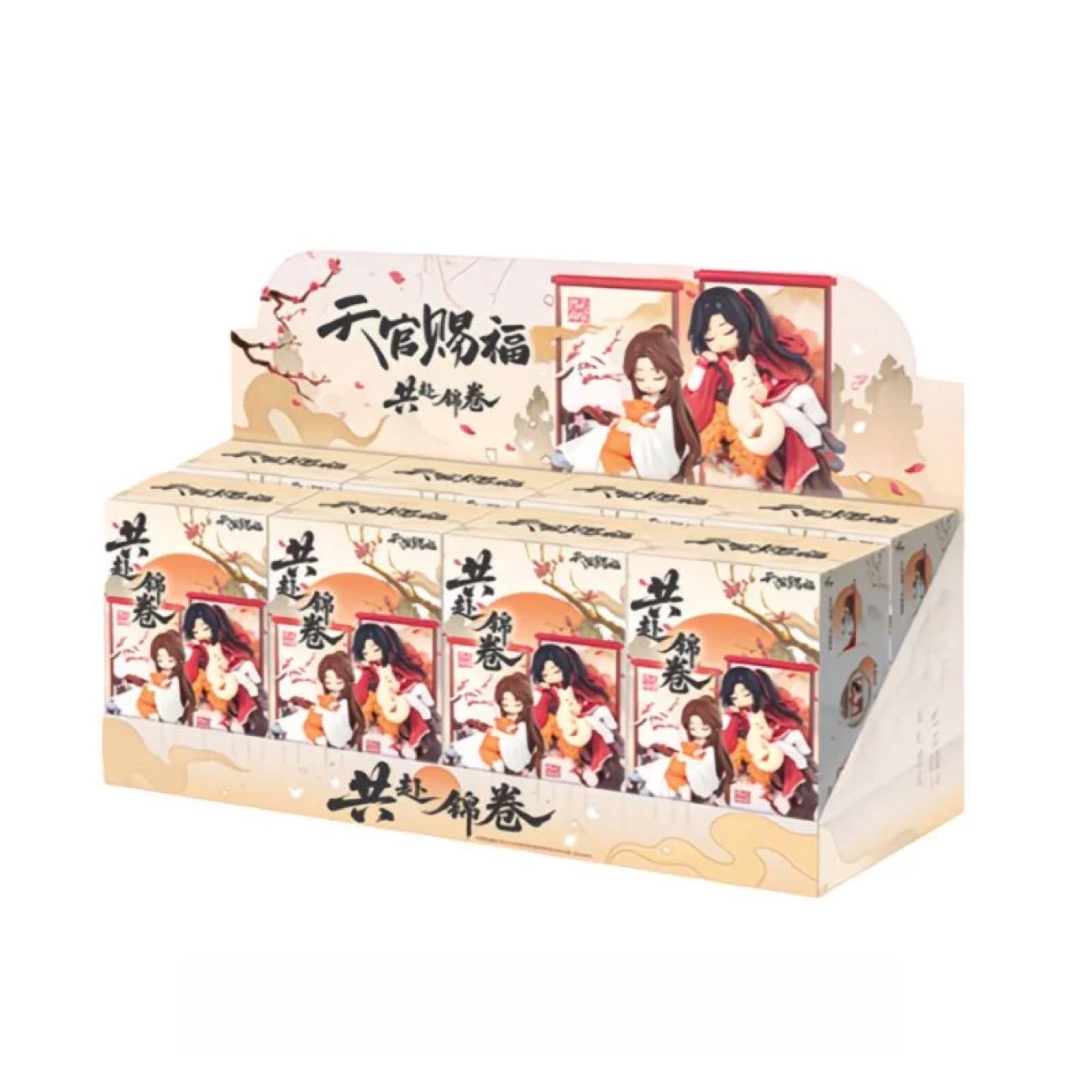 Heaven Officials Blessing Desktop Ornament Blind Box Figure Set, 8 Styles Collection, Magnetic Display Stand, Anime Character Collectible