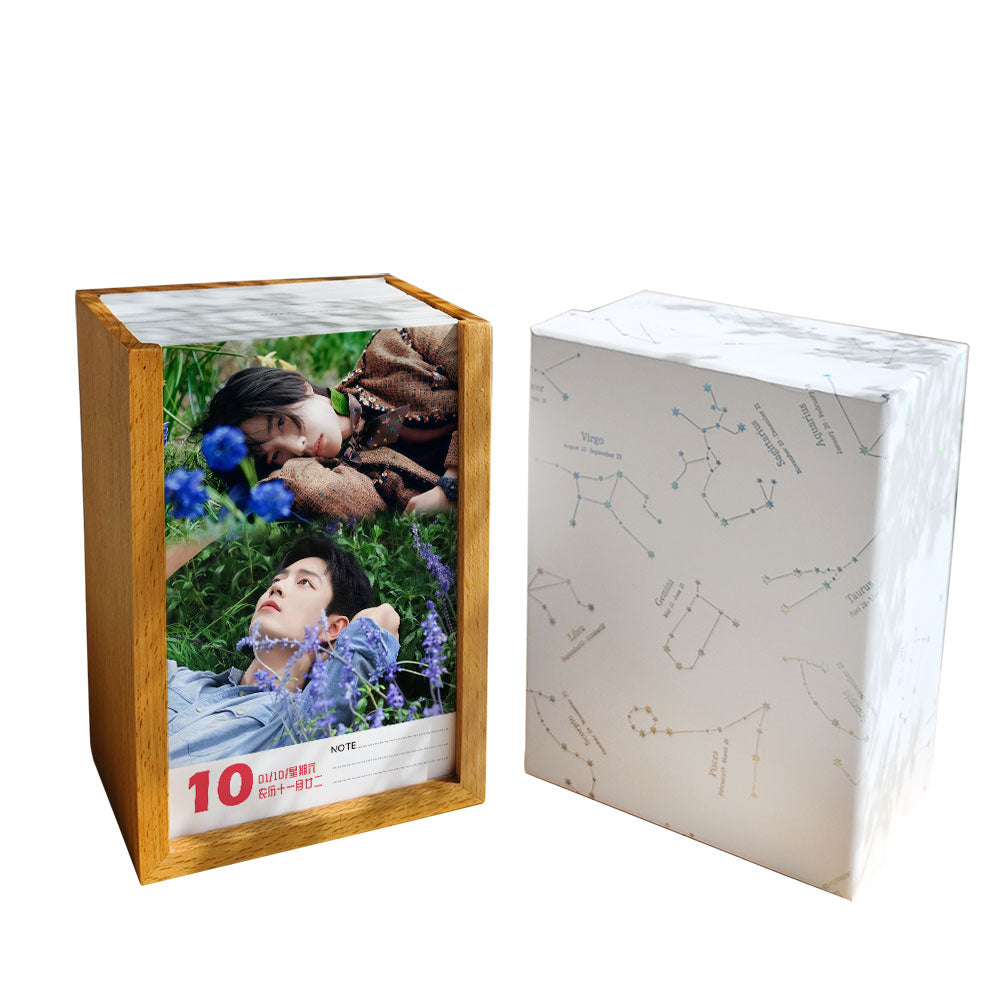 The Untamed 2026 Desk Calendar, Solid Wood Calendar, 366 Pages