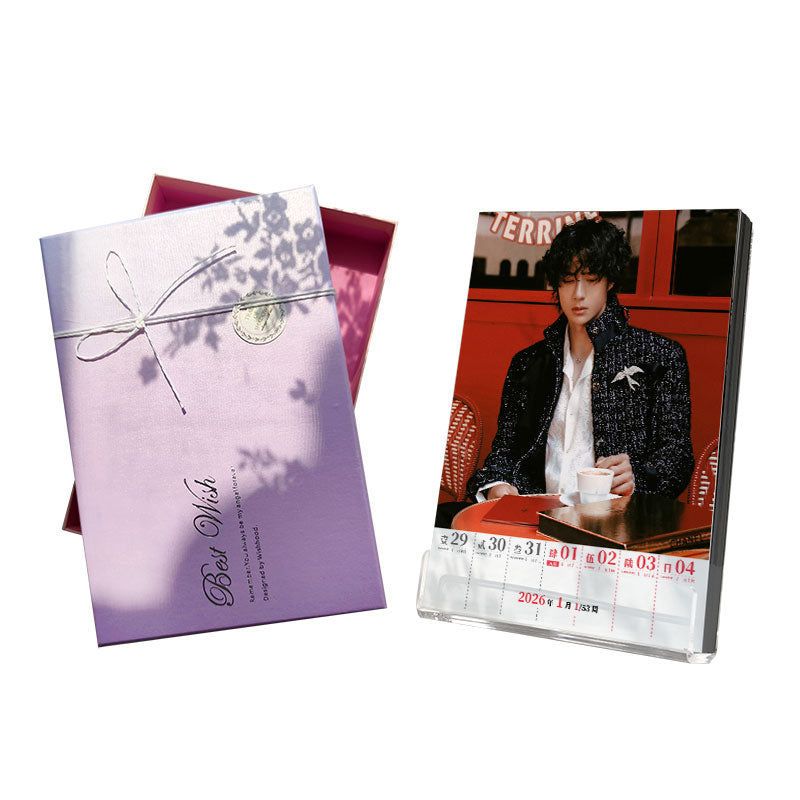 The Untamed 2026 Desk Calendar,Acrylic 53-page weekly calendar