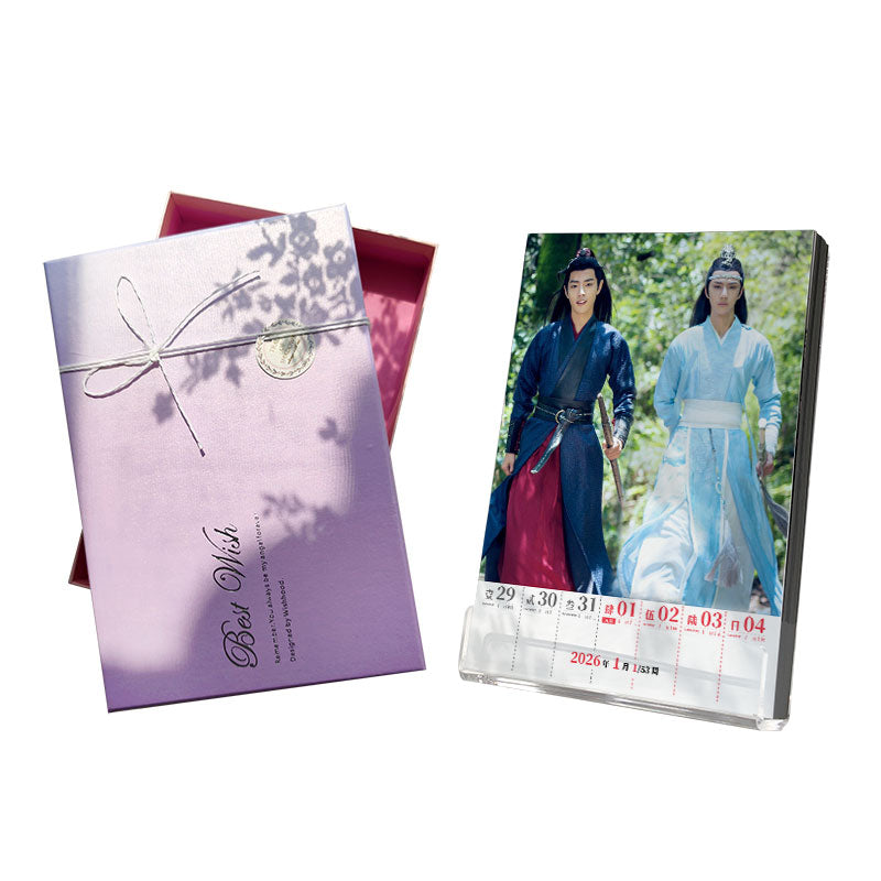 The Untamed 2026 Desk Calendar,Acrylic 53-page weekly calendar