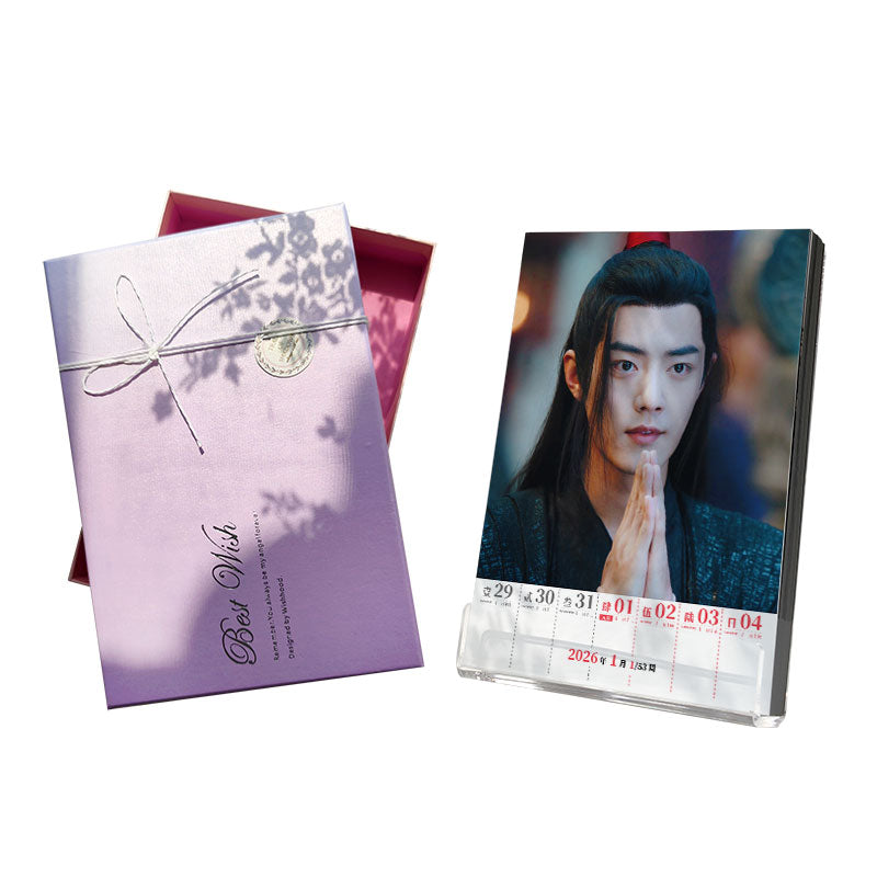 The Untamed 2026 Desk Calendar,Acrylic 53-page weekly calendar