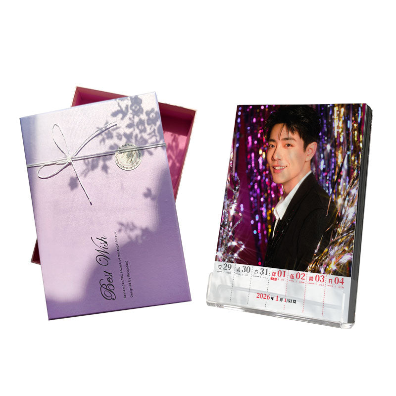 The Untamed 2026 Desk Calendar,Acrylic 53-page weekly calendar