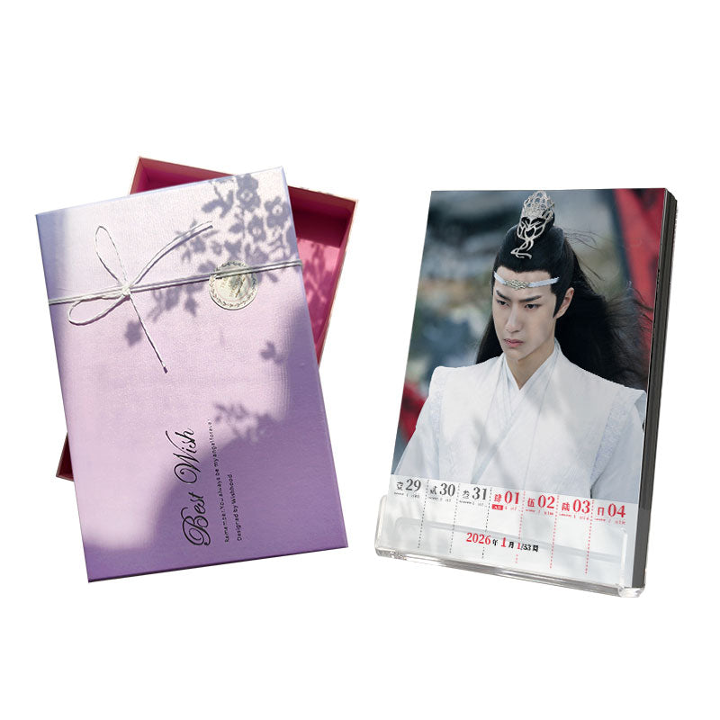 The Untamed 2026 Desk Calendar,Acrylic 53-page weekly calendar