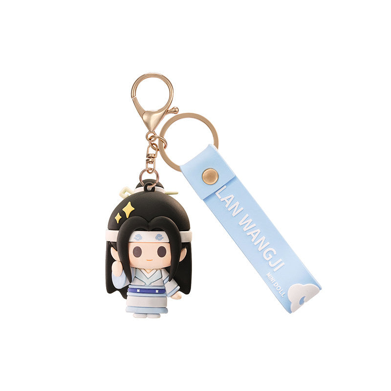 Mo Dao Zu Shi Keychain Backpack Charm | PVC Material, Approx. 6cm Tall, 4 Character Styles, Lobster Clasp Ring, Chibi Figure Design
