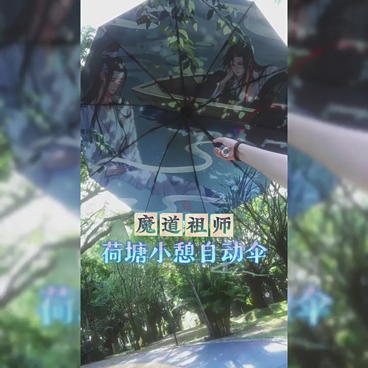 Mo Dao Zu Shi Windproof Folding Umbrella "He Tang Xiao Qi"Series Animation Peripheral Products