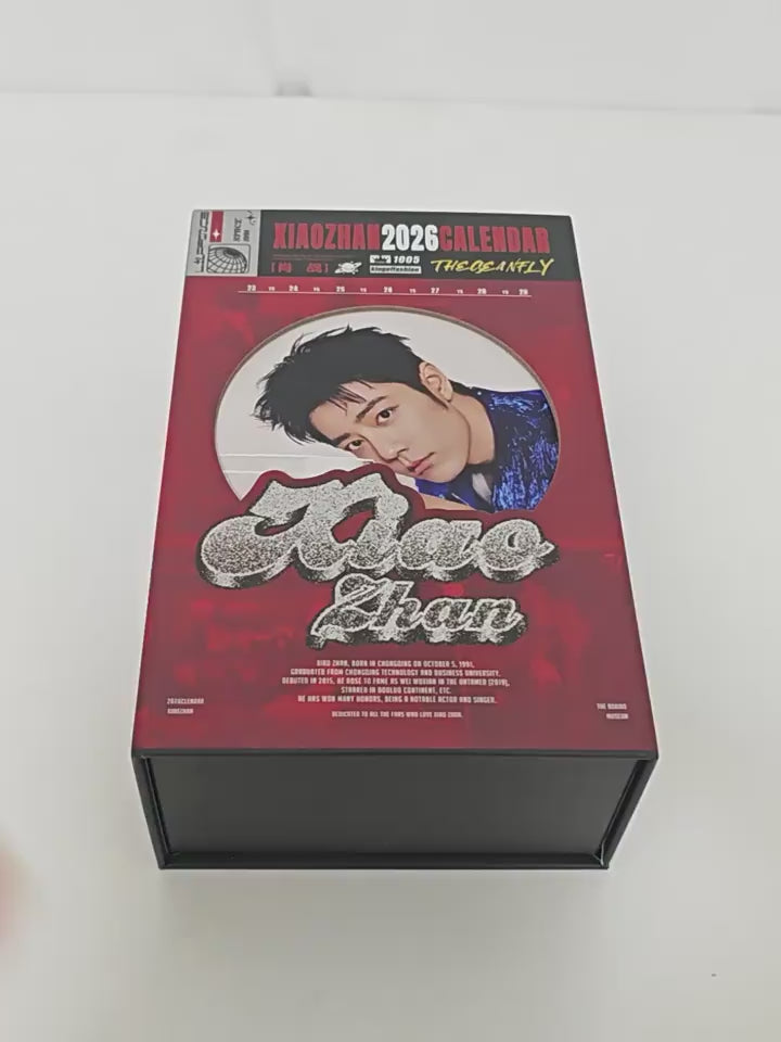 The Untamed BJYX Desk Calendar, 2026 Desk Calendar, 365 Page Calendar（Xiao Zhan）