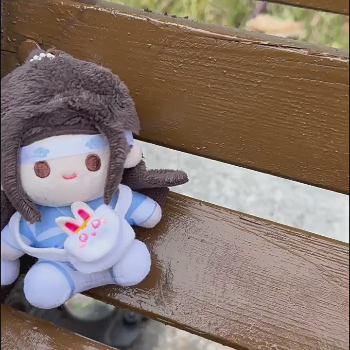 Mo Dao Zu Shi Plush Pendants，Keychains，Backpack Accessories, Sitting Doll,Animation Peripheral Products