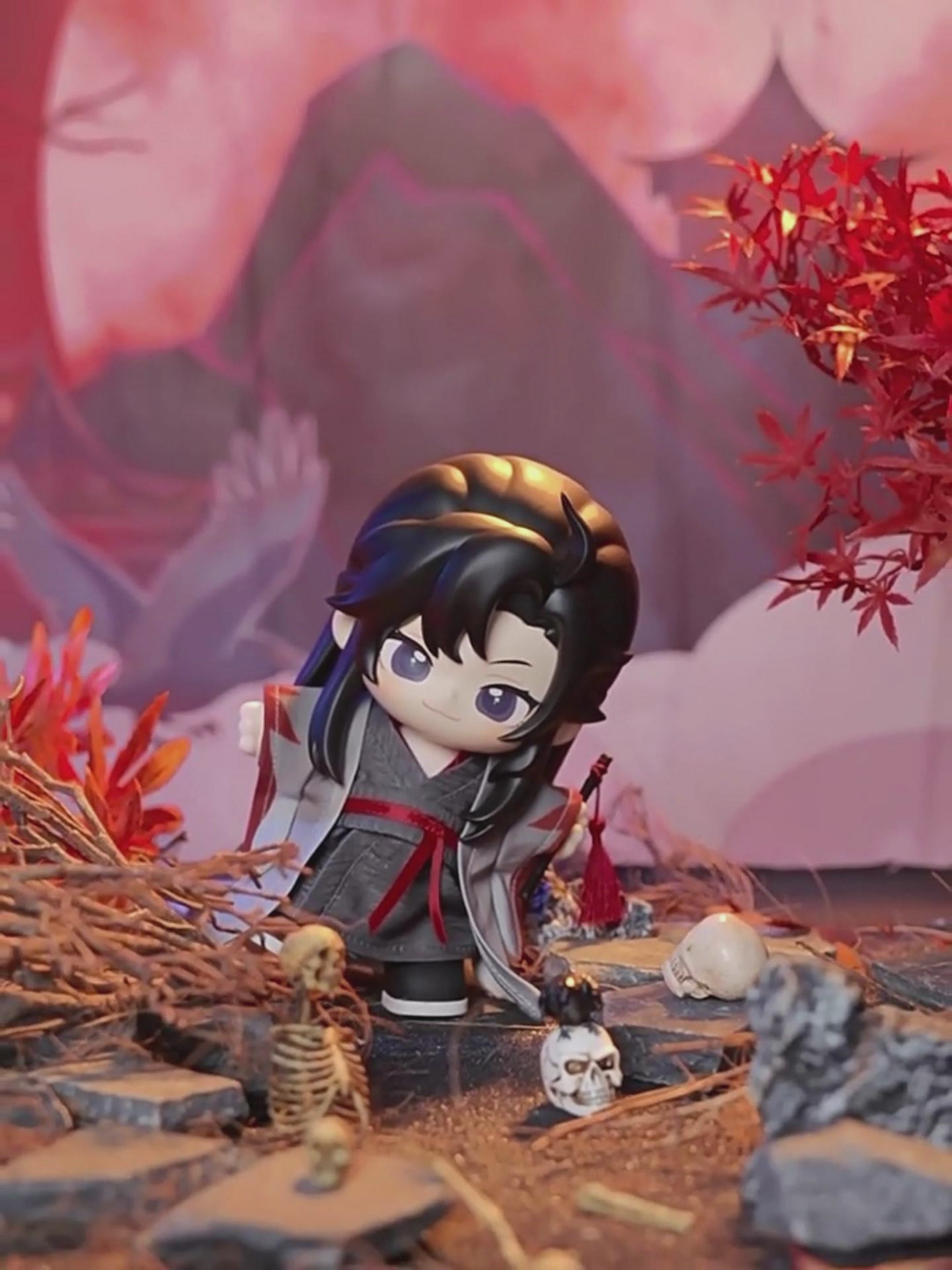Mo Dao Zu Shi Figure Decorations,“Jotos”Doll，Yi Ling Lao Zu Animation Peripheral Products