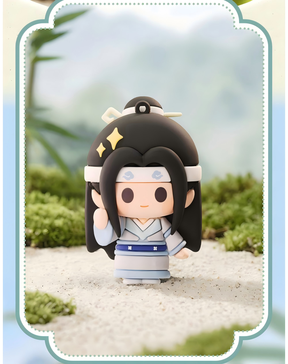 Mo Dao Zu Shi Keychain Backpack Charm | PVC Material, Approx. 6cm Tall, 4 Character Styles, Lobster Clasp Ring, Chibi Figure Design