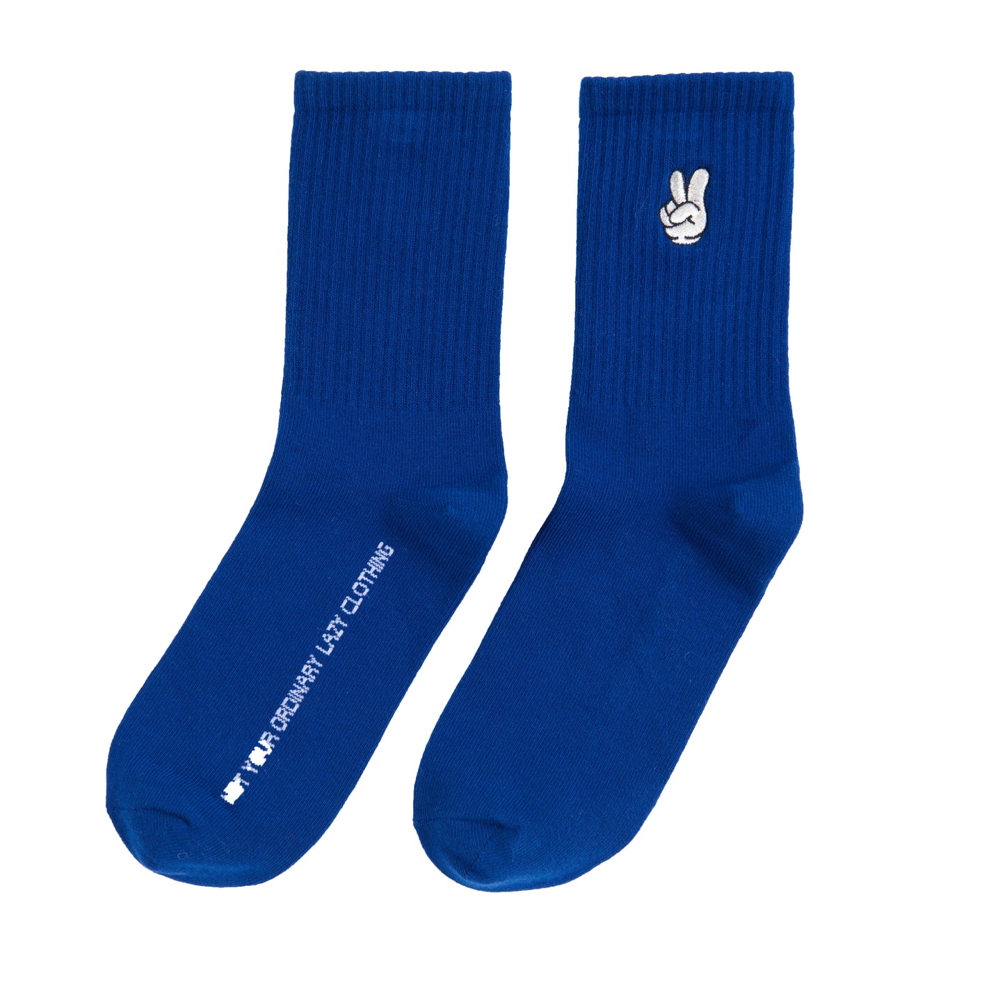 Y.Lazy Cotton Socks Blue