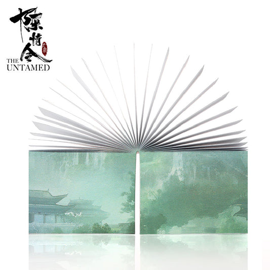 The Untamed 一周年記念シリーズ Yun Shen Bu Zhi Chu Theme Non Sticky Cube Notepad