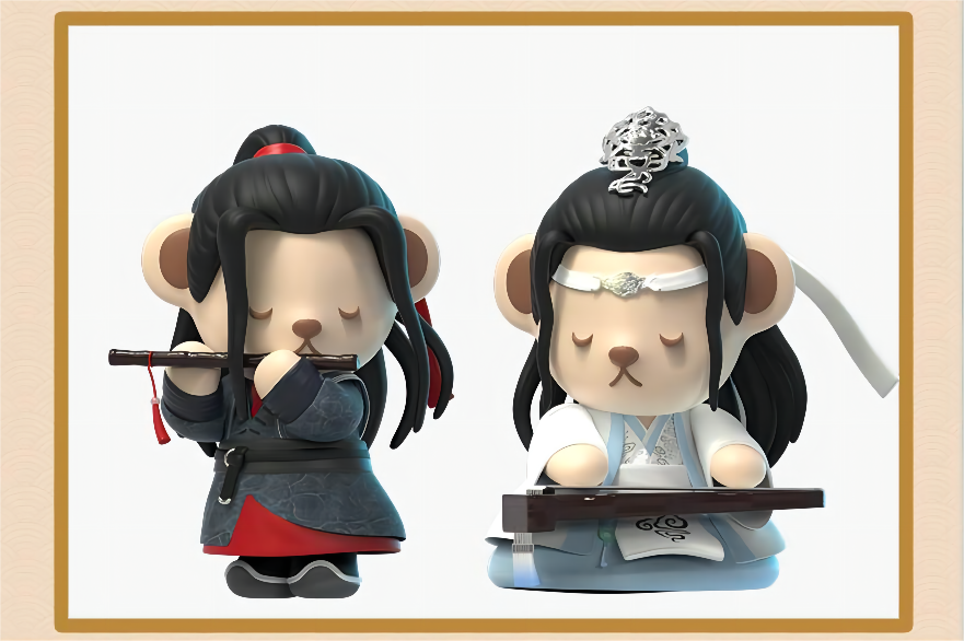 【预售】The Untamed X Teddy Bear 系列电视角色公仔 LAN WANG JI 14cm
