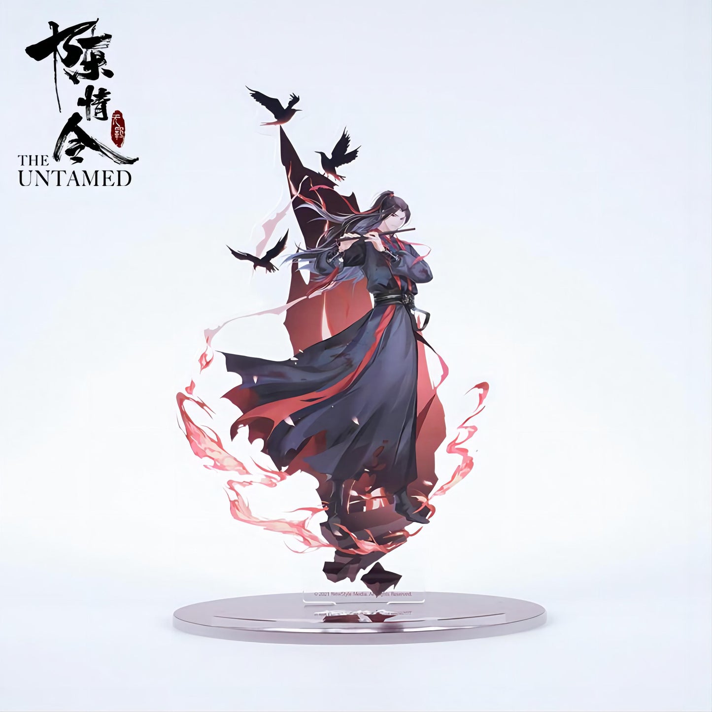 The Untamed TV Series Merchandise Character Acrylic Office/Home Ornament  Battle Damage LAN WANG JI 15*11.5cm