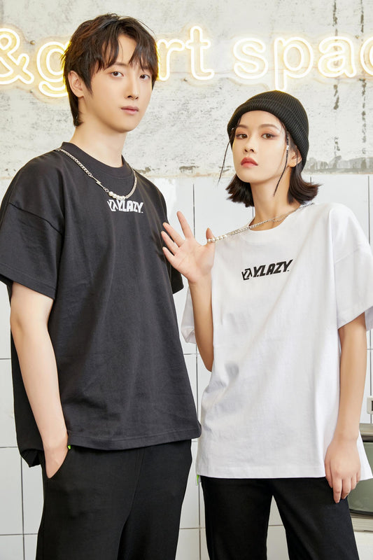 Y.Lazy Fashion Chains T-Shirt Black